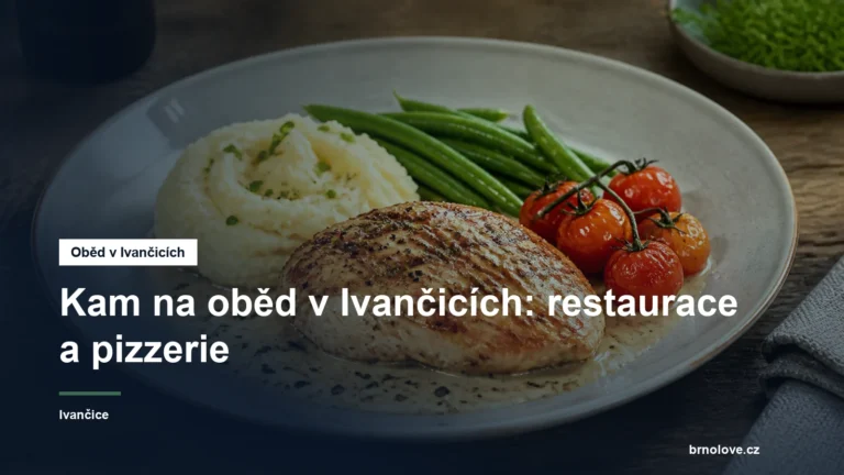 Talíř s obědovým menu na stole