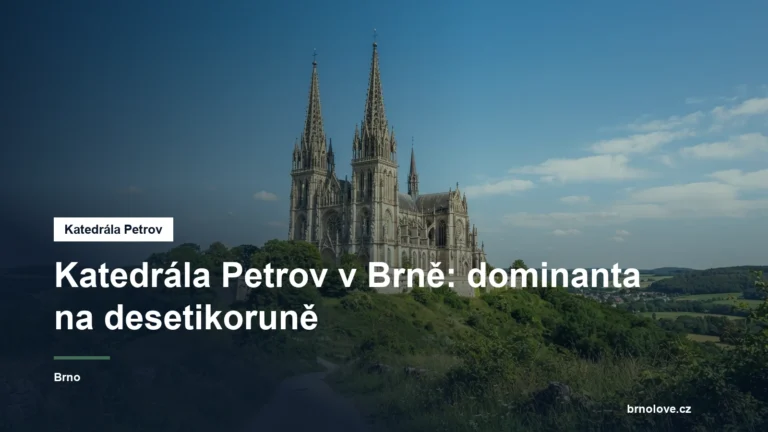Gotická katedrála se dvěma věžemi