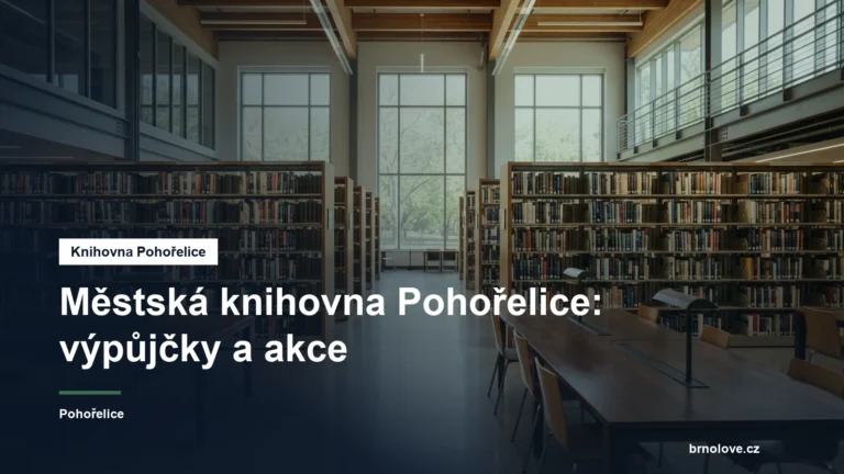 Regály s knihami v knihovně