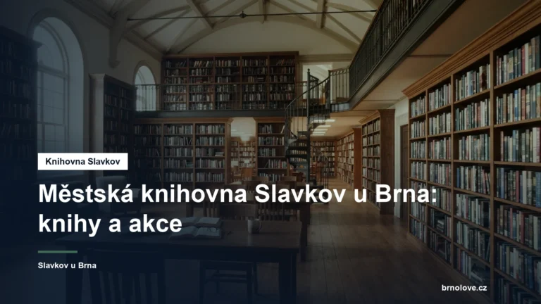 Regály s knihami v knihovně