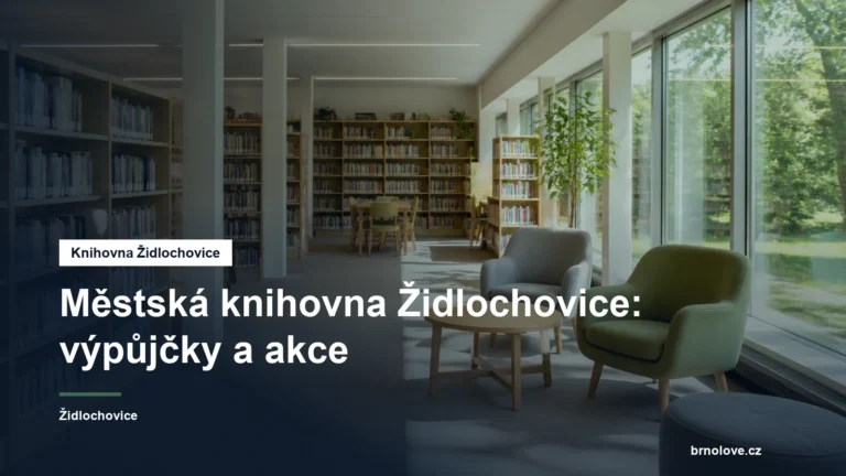 Regály s knihami v knihovně