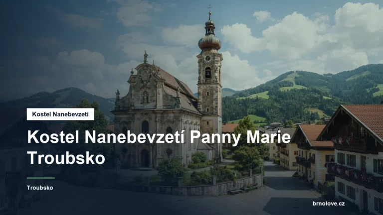 Barokní kostel s věží