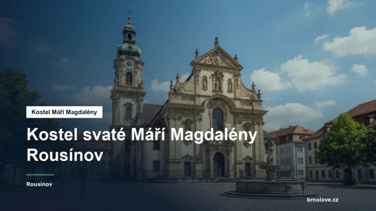 Barokní kostel s věží