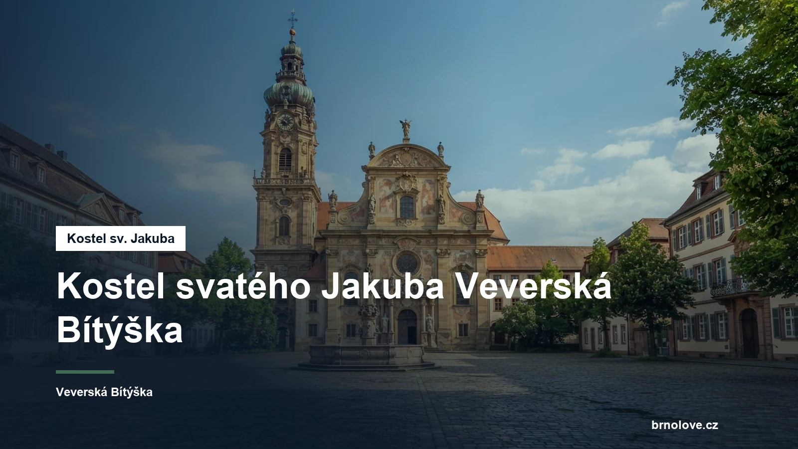 Barokní kostel na náměstí