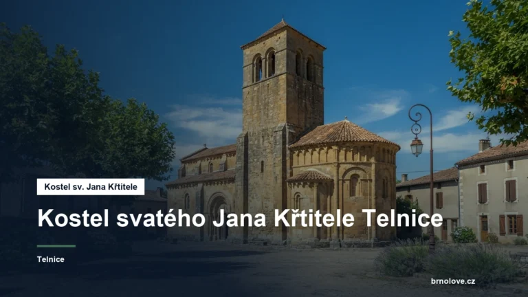 Kostel s románskou věží a apsidou