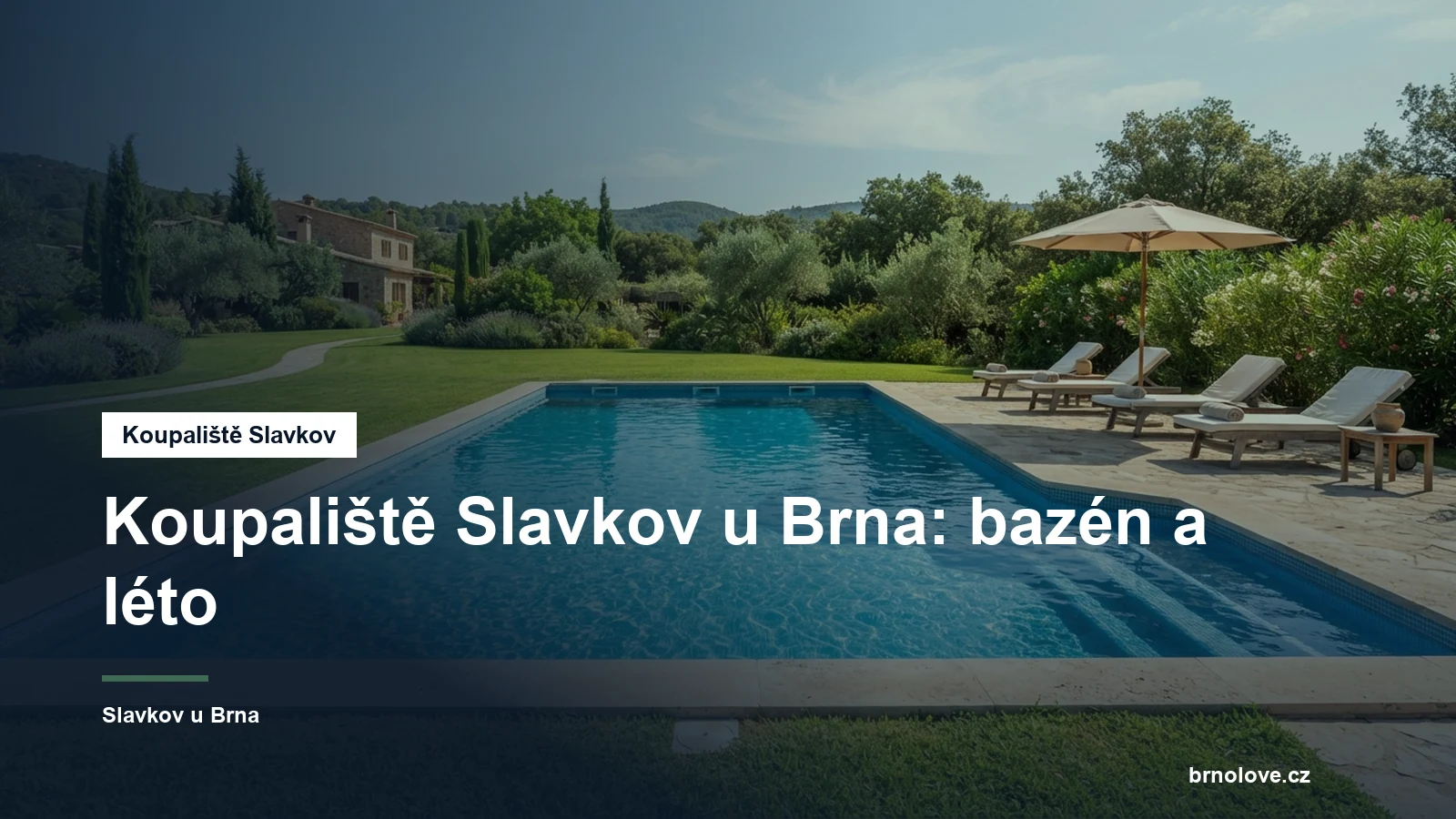 Venkovní bazén koupaliště