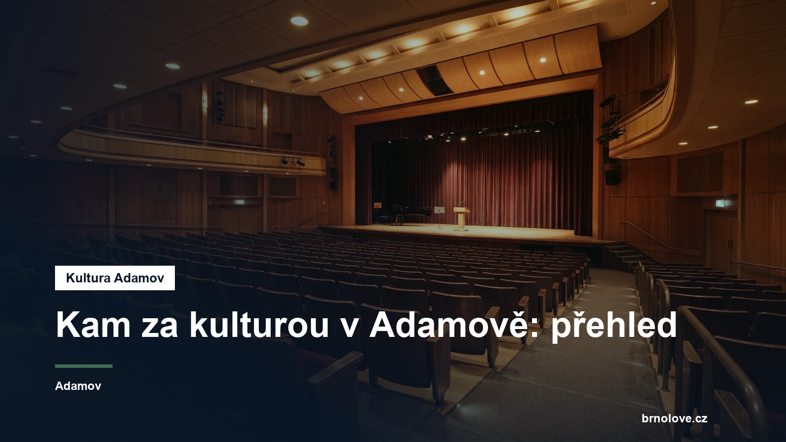 Sál kulturního střediska