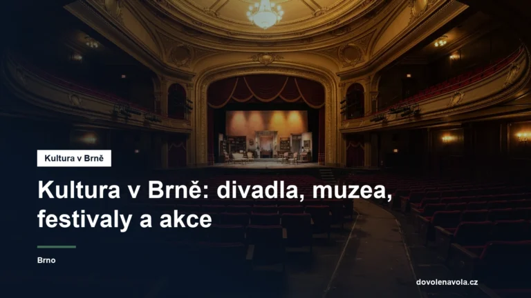 Divadlo a kulturní dění v Brně