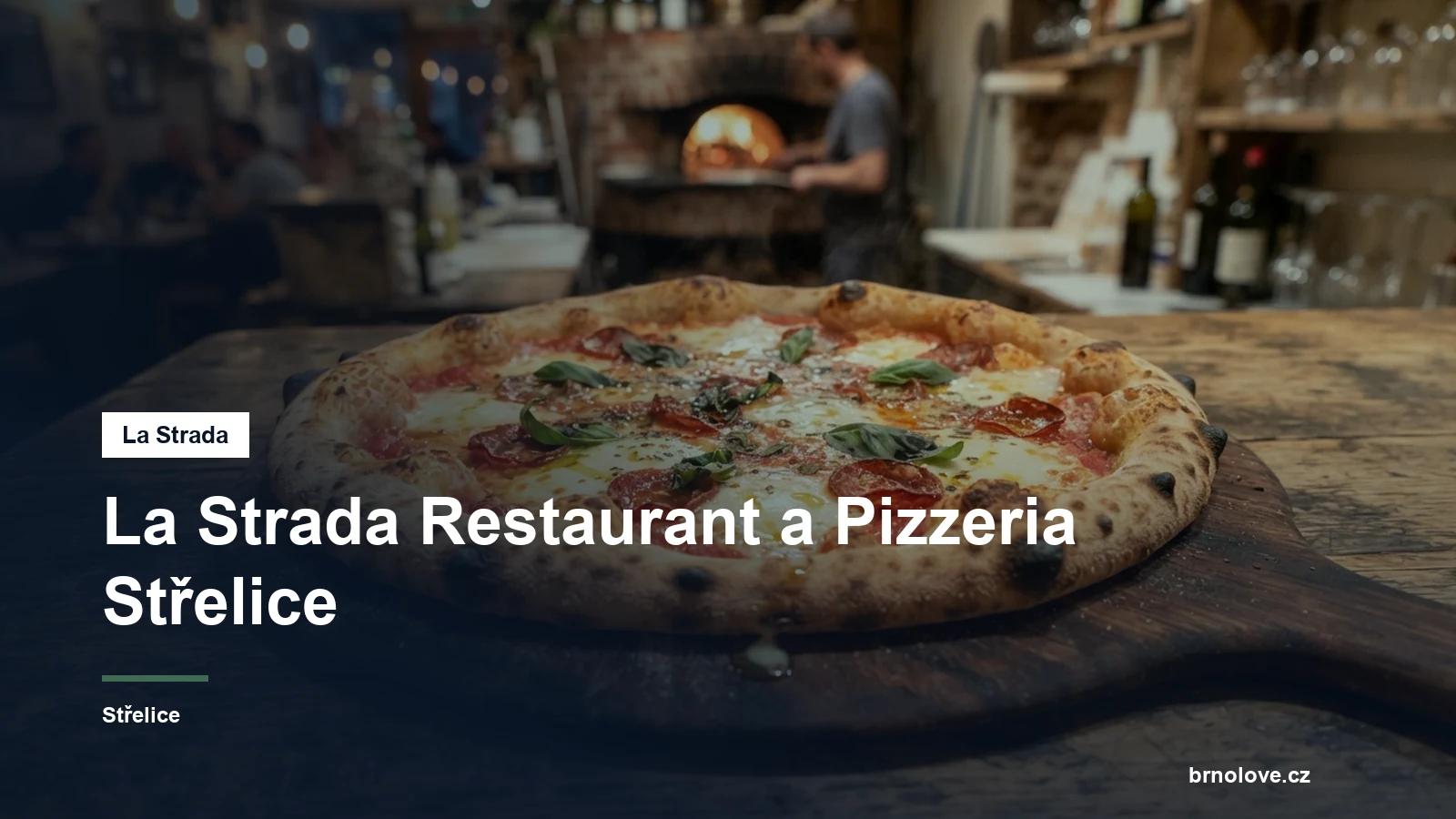 Pizza na stole v pizzerii