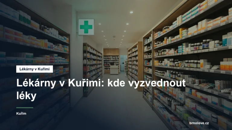 Lékárna s regály léků