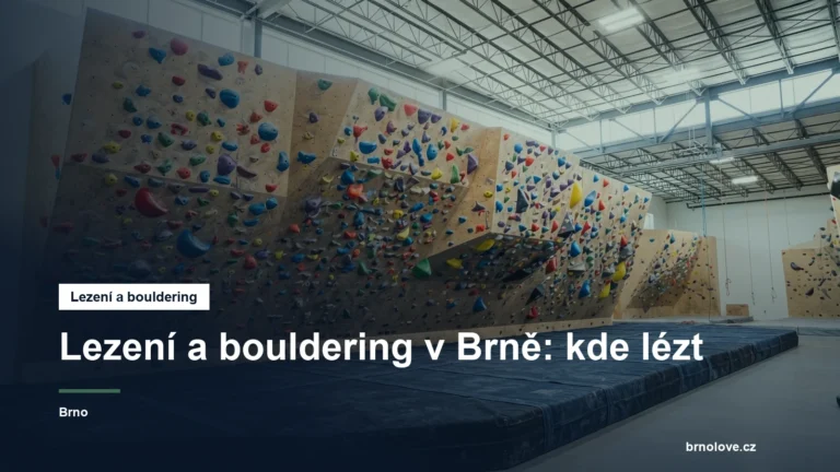 Boulderová stěna s barevnými chyty