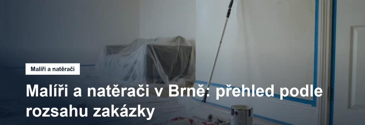 Rozcestník brněnských malířů a natěračů na brnolove.cz