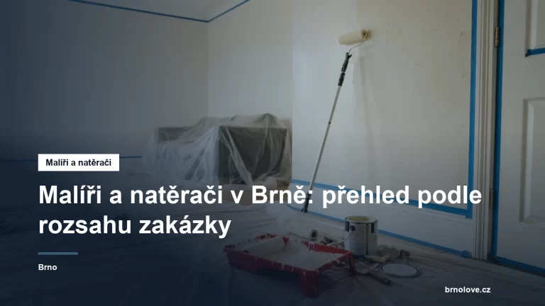 Rozcestník brněnských malířů a natěračů na brnolove.cz