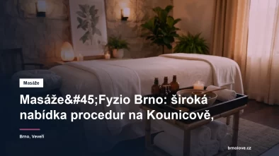 Masážní studio na Kounicově v Brně