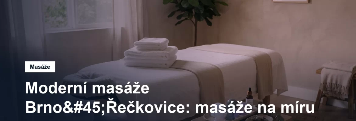 Masážní studio na Vránově v Brně-Řečkovicích