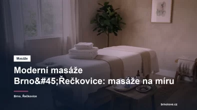 Masážní studio na Vránově v Brně-Řečkovicích