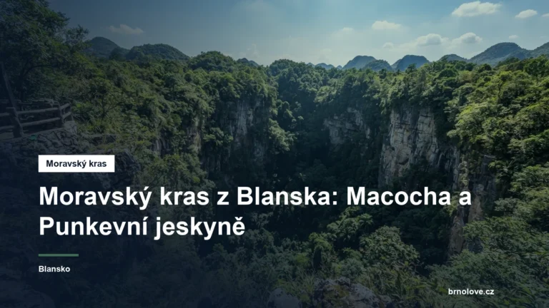 Propast Macocha v Moravském krasu