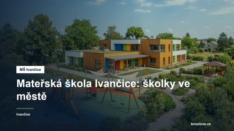 Budova mateřské školy se zahradou