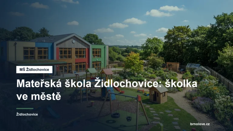 Budova mateřské školy se zahradou