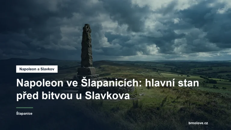 Památník připomínající bitvu u Slavkova