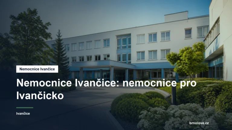 Budova nemocnice s příjezdem