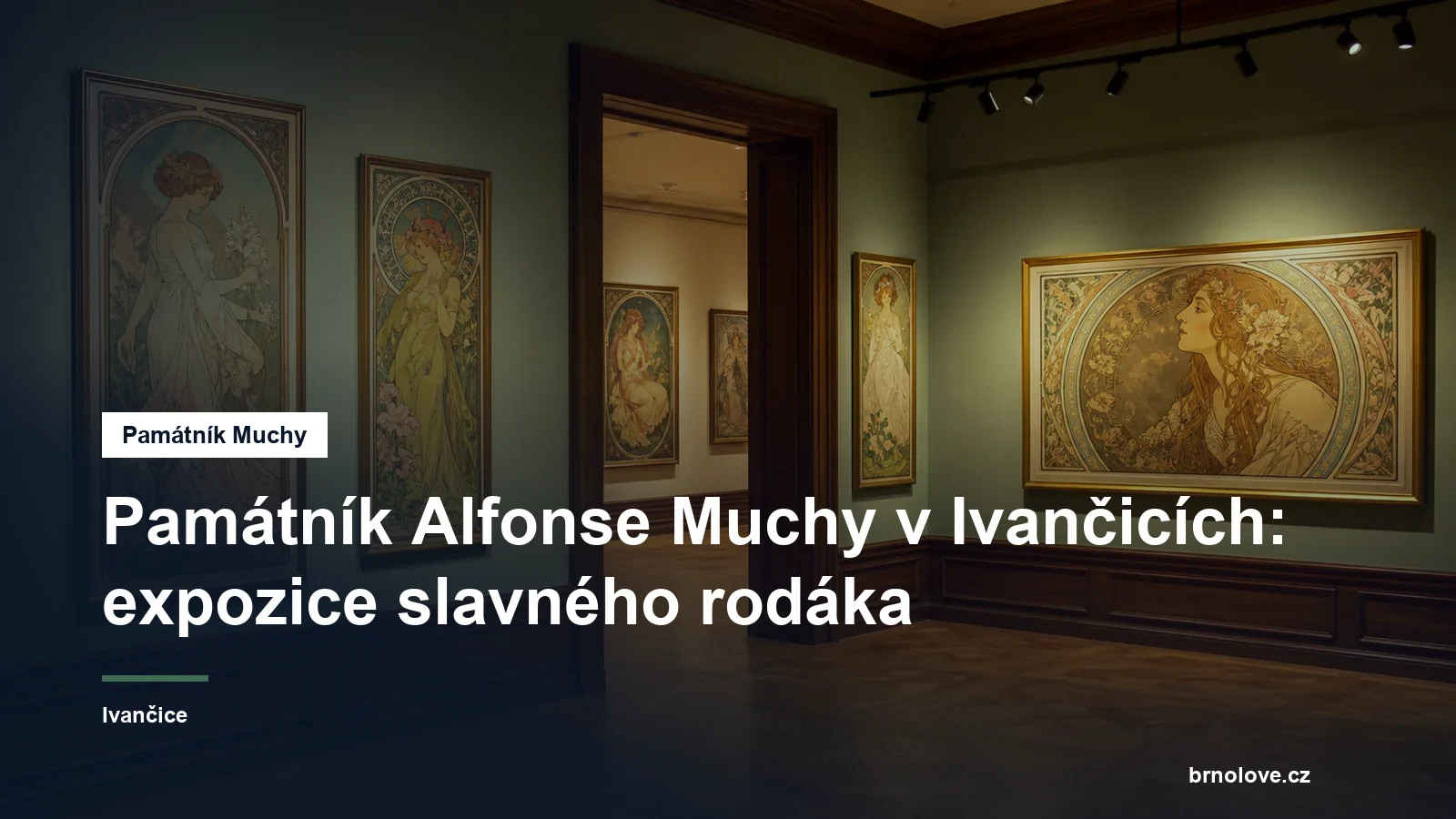 Muzejní expozice s obrazy