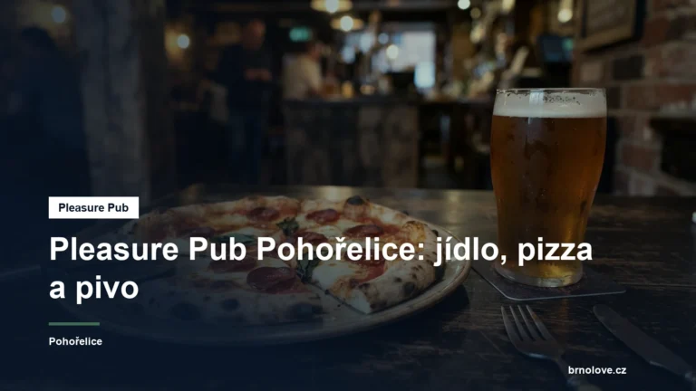 Pizza a pivo na stole podniku