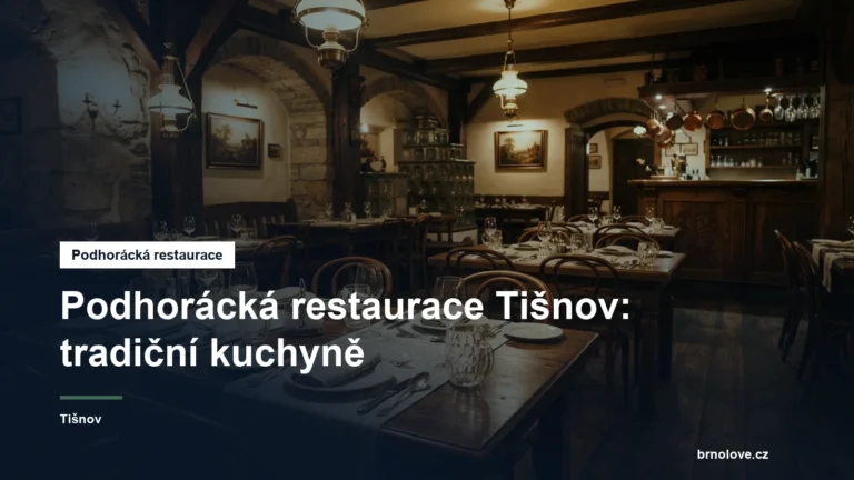 Tradiční česká restaurace s prostřenými stoly
