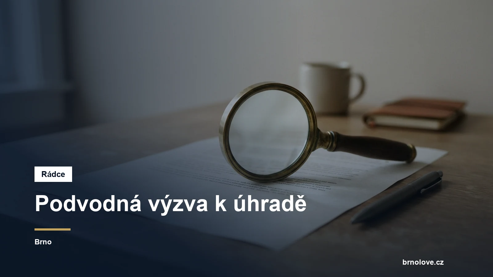 Lupa nad úřední listinou