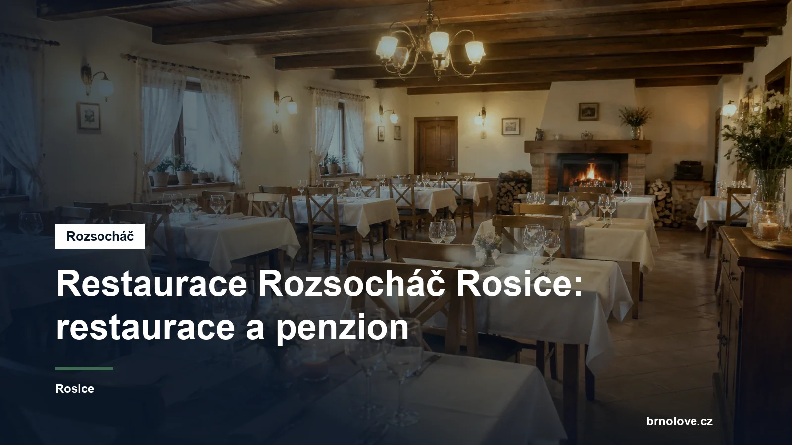 Restaurace s posezením a barem