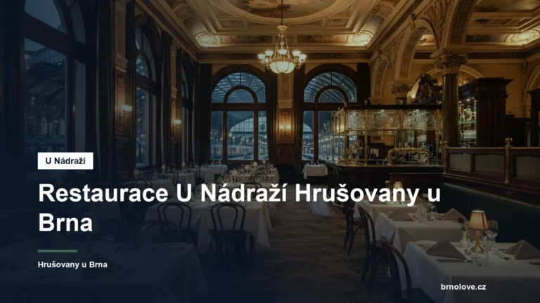Interiér historické nádražní restaurace