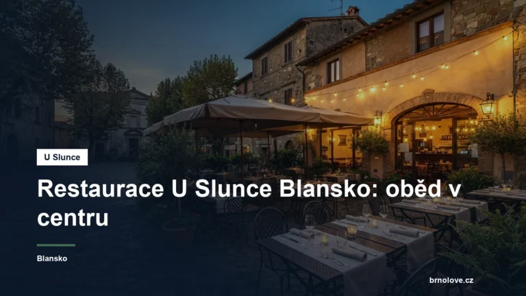 Restaurace s venkovním posezením