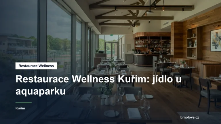 Restaurace u aquaparku s posezením