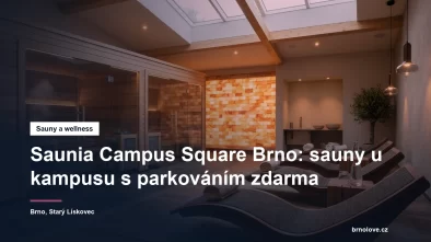 Saunový svět Saunia v Campus Square v Brně