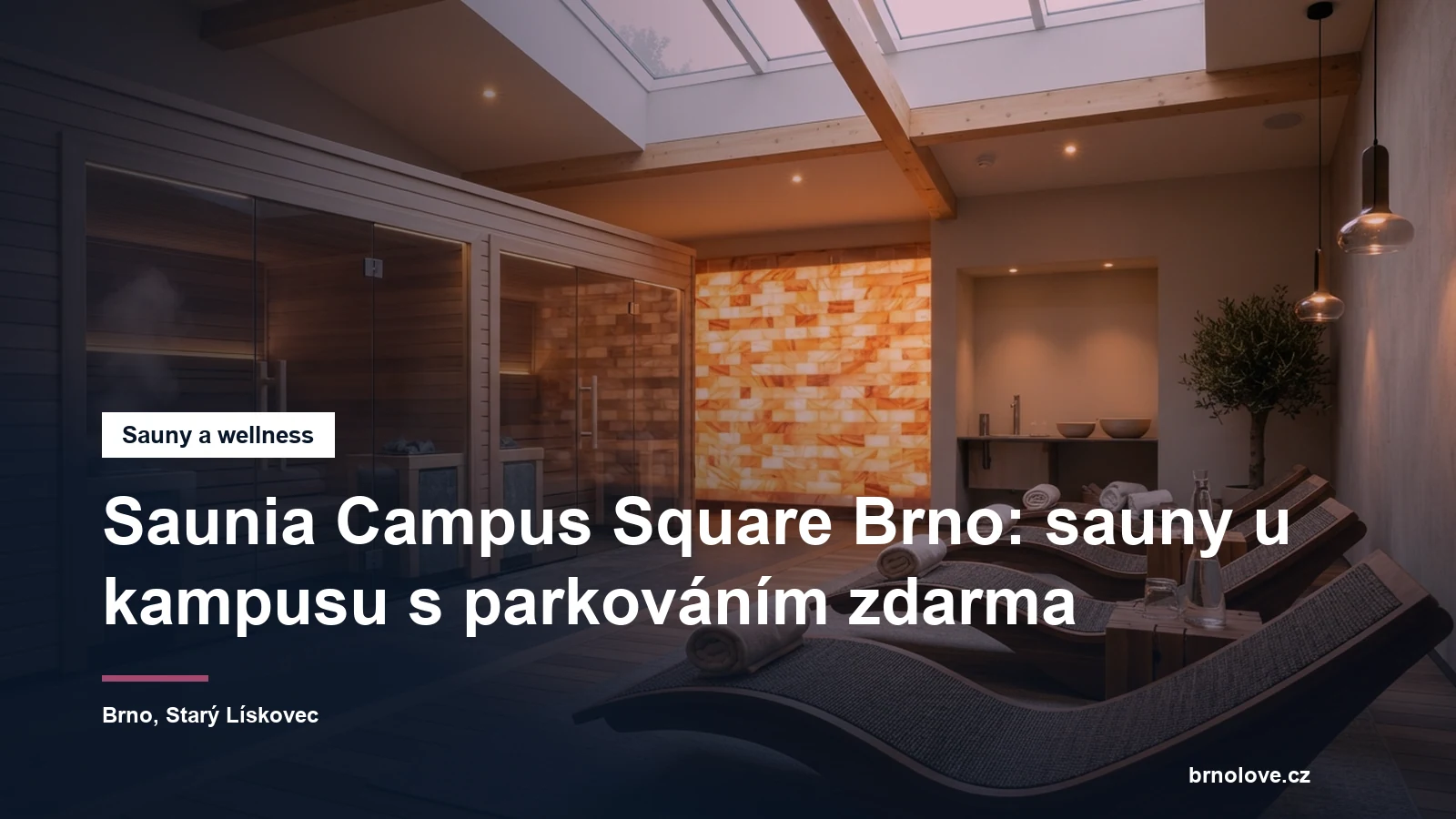 Saunový svět Saunia v Campus Square v Brně
