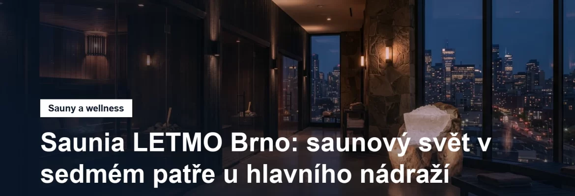 Saunový svět Saunia v OC Letmo v Brně