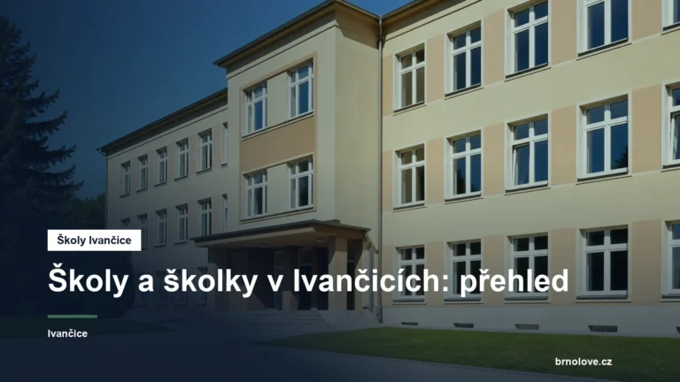 Budova školy ve městě