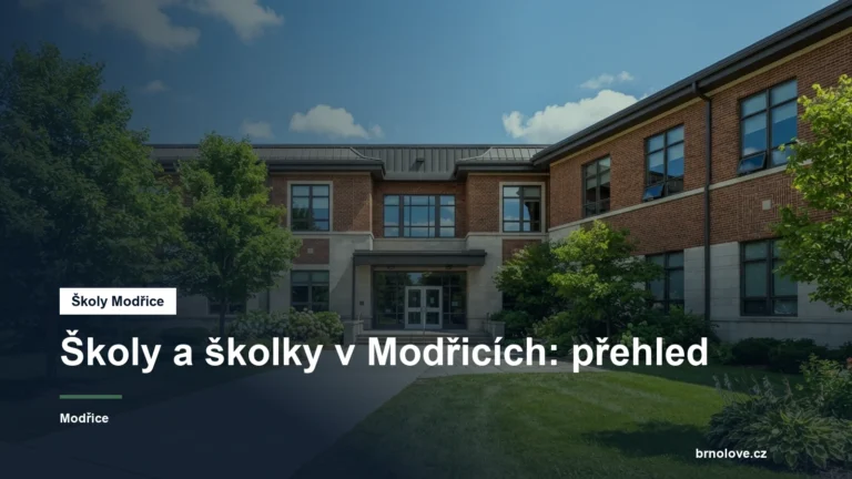 Budova školy ve městě