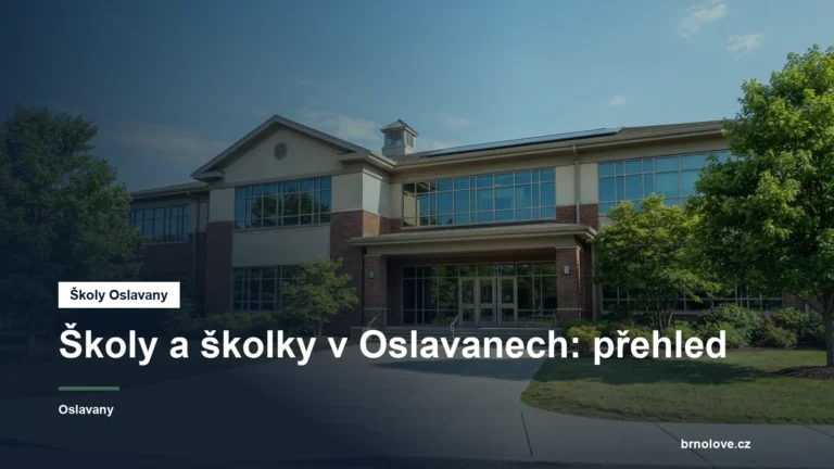 Budova školy ve městě
