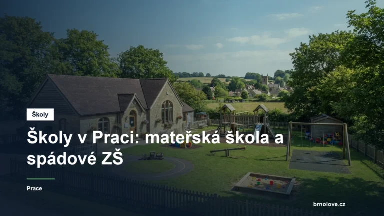 Budova školky v obci