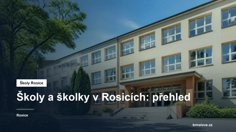 Budova školy ve městě