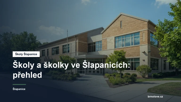 Budova školy ve městě