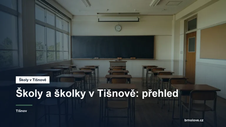 Školní třída s lavicemi a tabulí