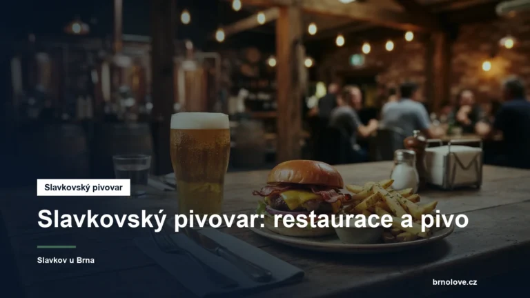 Pivo a jídlo v pivovarské restauraci