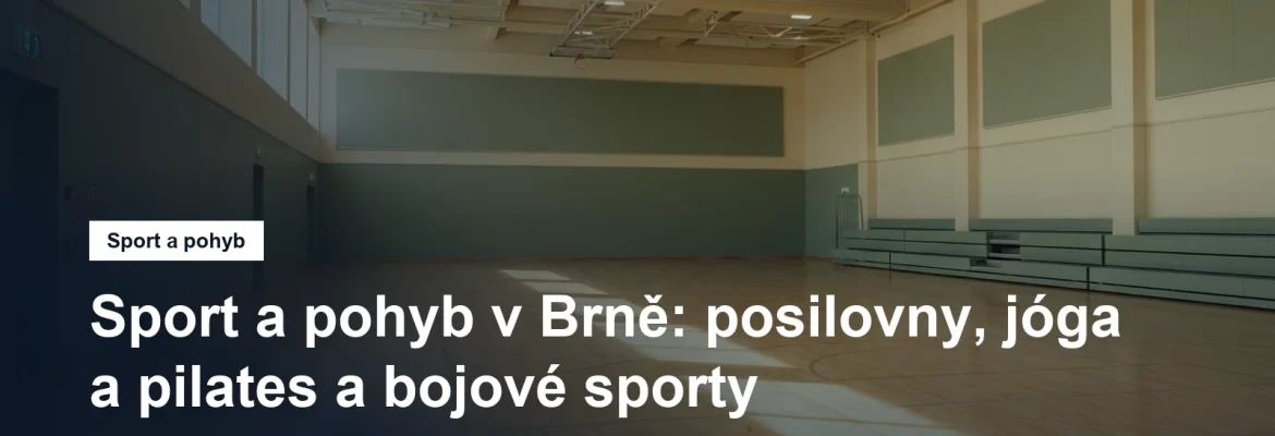 Prázdná tělocvična s dřevěnou podlahou a pruhem denního světla, bez lidí