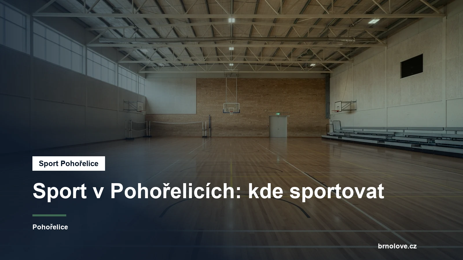 Sportovní hala ve městě