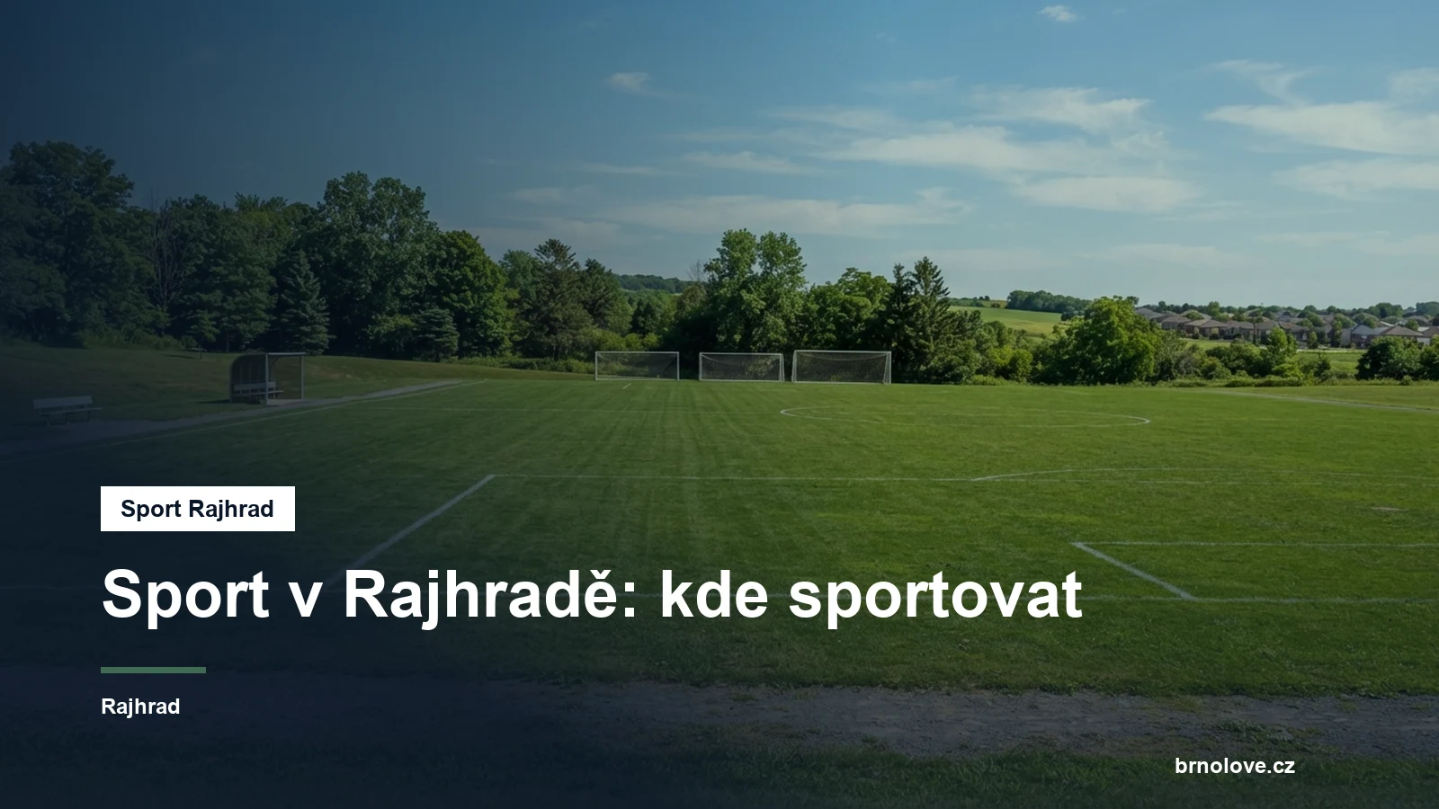 Sportovní hřiště ve městě
