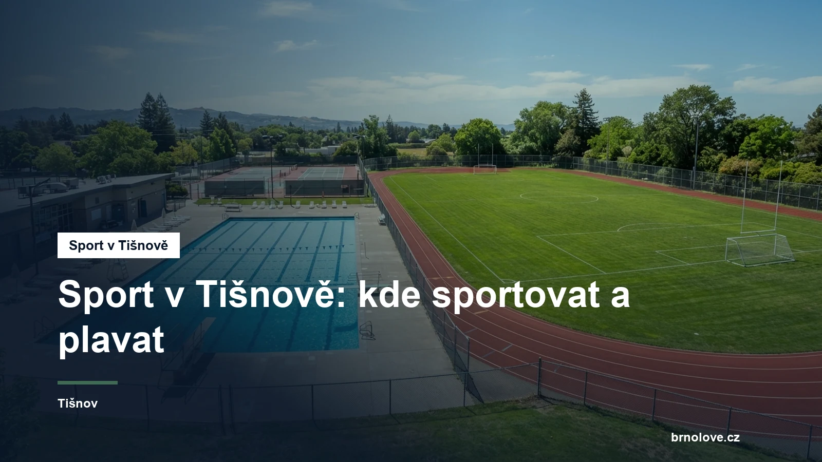 Sportovní areál ve městě