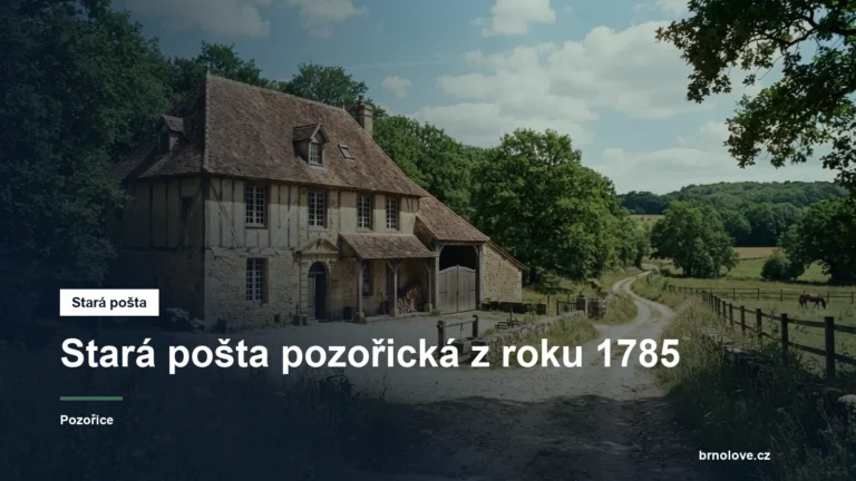 Historická budova poštovní stanice