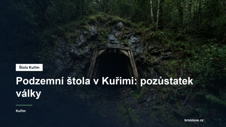 Vchod do podzemní štoly